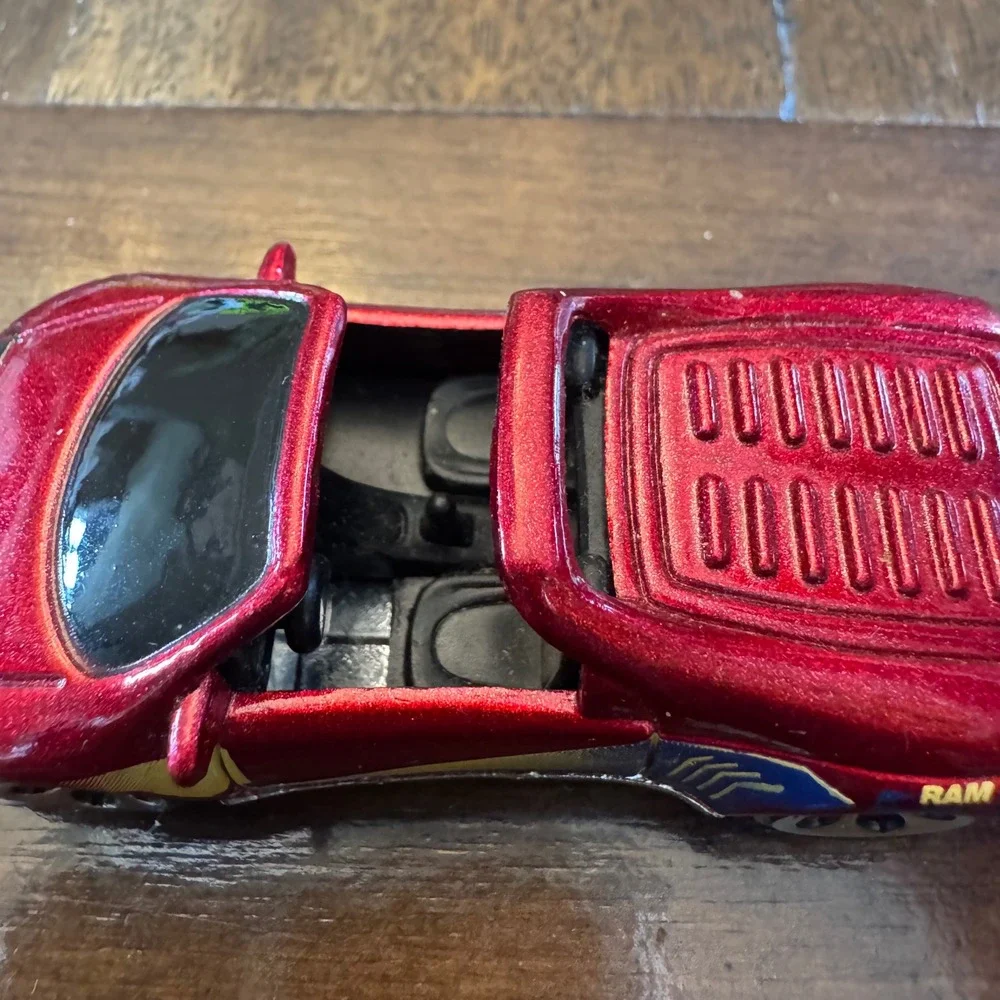 Hot Wheels Demolition Man Ram 1993 Warner Bros Movie Car Metallic Red Diecast
